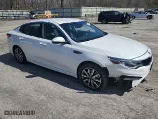 2019 Kia Optima EX with VIN 5XXGU4L14KG328179, listed as a Copart auction lot 50596285 with 48,785 mi miles and Salvage Title. Bid and sale history available at carsss.com. Image 4.