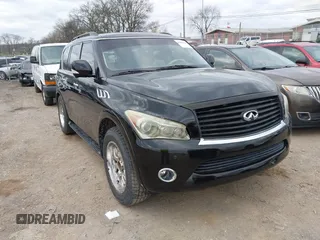 2013 Infiniti QX56 with VIN JN8AZ2NE6D9041281, listed as a IAAI auction lot 41800110 with 198,020 mi miles and . Bid and sale history available at DreamBid. Image 1.