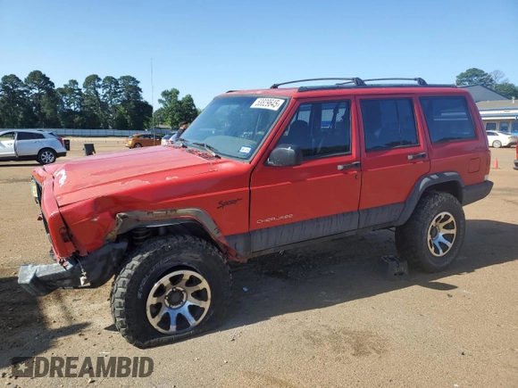 1998 Jeep Cherokee Sport with VIN 1J4FJ68S3WL167809, listed as a Copart auction lot 53829645 with Not provided miles and Salvage title. Bid and sale history available at DreamBid. Image 1.