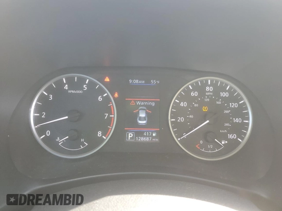 2020 Nissan Sentra S with VIN 3N1AB8BV4LY220180, listed as a Copart auction lot 47494095 with 128,687 mi miles and Salvage Title. Bid and sale history available at carsss.com. Image 9.