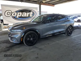 2021 Ford Mustang Mach-E California Route 1 z VIN 3FMTK2R7XMMA36084, wystawiony jako Copart lot #54714775 z przebiegiem 59 087 mil mil oraz Szkoda całkowita • Salvage title. Historia ofert i sprzedaży dostępna na DreamBid. Obrazek 1.