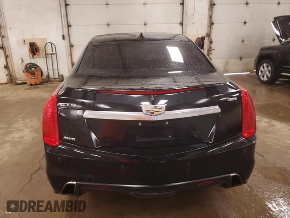 2018 Cadillac CTS Luxury AWD with VIN 1G6AX5SS4J0105429, listed as a Copart auction lot 58777454 with 95,626 mi miles and Salvage Title. Bid and sale history available at DreamBid. Image 6.