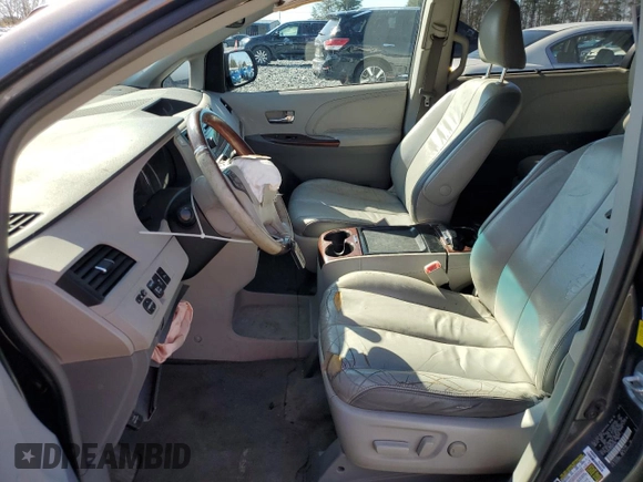 2011 Toyota Sienna XLE AAS with VIN 5TDYK3DC0BS073498, listed as a Copart auction lot 50233135 with Not Provided miles and Salvage Title. Bid and sale history available at carsss.com. Image 7.