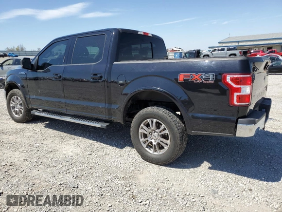 2019 Ford F-150 XL with VIN 1FTEW1E54KFB61479, listed as a Copart auction lot 53517095 with 104,201 mi miles and Salvage title. Bid and sale history available at DreamBid. Image 2.