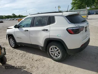 2021 Jeep Compass Sport z VIN 3C4NJCAB0MT553051, wystawiony jako Copart lot #56959425 z przebiegiem 37 753 mil mil oraz Szkoda całkowita • Salvage title. Historia ofert i sprzedaży dostępna na DreamBid. Obrazek 2.