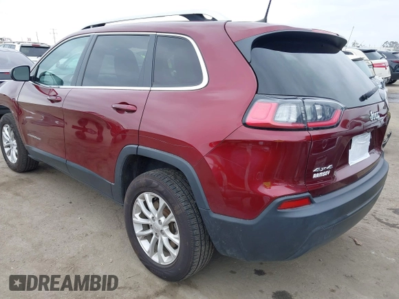 2019 Jeep Cherokee Latitude z VIN 1C4PJMCB7KD442625, wystawiony jako IAAI lot #41872030 z przebiegiem 166 352 mil mil oraz . Historia ofert i sprzedaży dostępna na DreamBid. Obrazek 3.