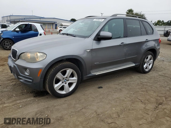 2008 BMW X5 3.0si with VIN 5UXFE43508L034796, listed as a Copart auction lot 73356074 with 160,610 mi miles and Clean Title. Bid and sale history available at carsss.com. Image 1.