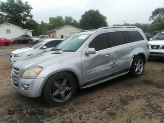 2008 Mercedes-Benz GL-Class 5.5L with VIN 4JGBF86E88A389514, listed as a IAAI auction lot 42084973 with 162,662 mi miles. Bid and sale history available at carsss.com. Image 2.