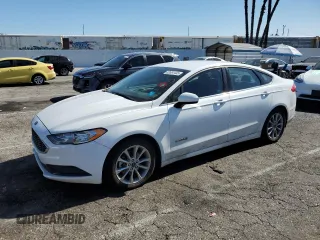 2017 Ford Fusion Hybrid SE with VIN 3FA6P0LU9HR381403, listed as a Copart auction lot 62651445 with 163,089 mi miles and Salvage title. Bid and sale history available at DreamBid. Image 1.