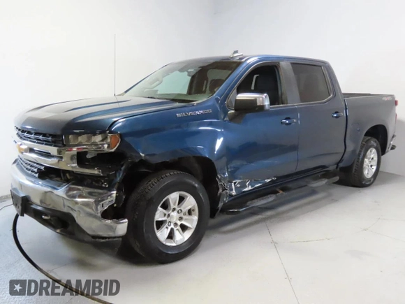 2021 Chevrolet Silverado 1500 LT with VIN 3GCUYDED2MG190396, listed as a Copart auction lot 48331035 with 101,417 mi miles and Clean Title. Bid and sale history available at carsss.com. Image 2.