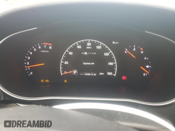2014 Kia Cadenza Premium with VIN KNALN4D76E5148948, listed as a Copart auction lot 84216514 with 164,612 mi miles and Salvage Title. Bid and sale history available at carsss.com. Image 9.