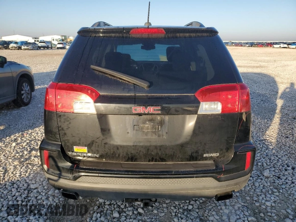 2017 GMC Terrain SLE with VIN 2GKFLTE37H6262823, listed as a Copart auction lot 45183345 with 106,166 mi miles and Salvage Title. Bid and sale history available at carsss.com. Image 6.