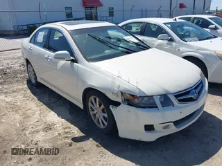 2008 Acura TSX with VIN JH4CL96848C021478, listed as a IAAI auction lot 42141619 with 1 mi miles. Bid and sale history available at carsss.com. Image 1.