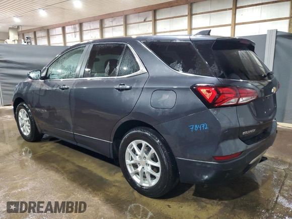 2023 Chevrolet Equinox LT with VIN 3GNAXKEG6PS114869, listed as a Copart auction lot 54579045 with 37,084 mi miles and Clean Title. Bid and sale history available at carsss.com. Image 2.