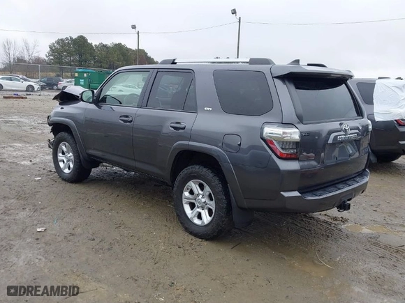2020 Toyota 4Runner SR5 with VIN JTEBU5JR9L5781319, listed as a IAAI auction lot 41421134 with 133,245 mi miles. Bid and sale history available at carsss.com. Image 3.