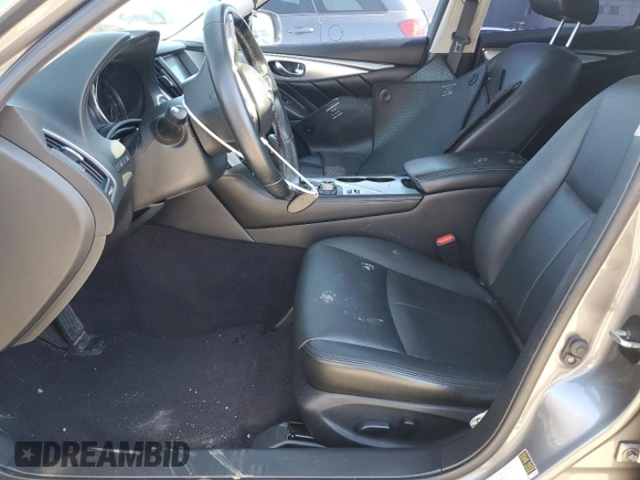 2019 Infiniti Q50 Luxe with VIN JN1EV7AR4KM591722, listed as a Copart auction lot 46364075 with 78,760 mi miles and Salvage Title. Bid and sale history available at carsss.com. Image 7.