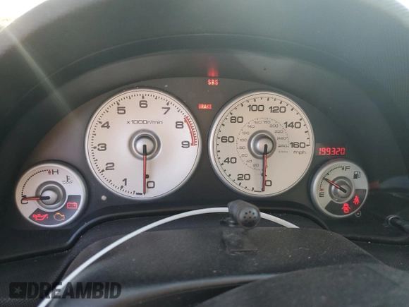 2002 Acura RSX Type S with VIN JH4DC53082C018294, listed as a Copart auction lot 72765474 with 199,320 mi miles and Salvage Title. Bid and sale history available at carsss.com. Image 9.