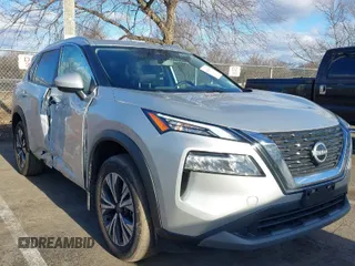 2023 Nissan Rogue SV with VIN JN8BT3BB5PW214218, listed as a IAAI auction lot 41593119 with 31,567 mi miles and . Bid and sale history available at DreamBid. Image 1.