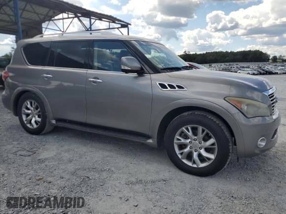 2011 Infiniti QX56 7-passenger with VIN JN8AZ2NE9B9003346, listed as a Copart auction lot 71543784 with 139,382 mi miles and Salvage Title. Bid and sale history available at carsss.com. Image 4.