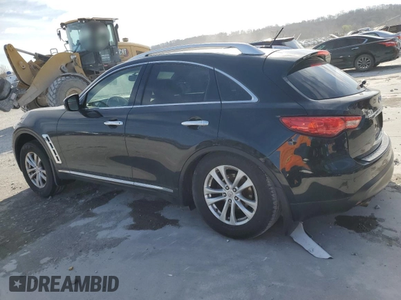 2013 Infiniti FX with VIN JN8CS1MW8DM170086, listed as a Copart auction lot 49958785 with 102,737 mi miles and Salvage Title. Bid and sale history available at carsss.com. Image 2.