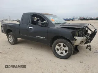 2006 Nissan Titan SE with VIN 1N6BA06BX6N534341, listed as a Copart auction lot 46080875 with 258,072 mi miles and Salvage Title. Bid and sale history available at carsss.com. Image 4.