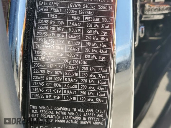 2019 Jaguar E-Pace S with VIN SADFJ2FX9K1Z36336, listed as a Copart auction lot 56222635 with 41,186 mi miles and Salvage Title. Bid and sale history available at DreamBid. Image 14.