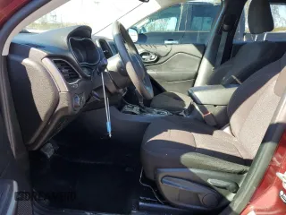 2021 Jeep Cherokee Latitude with VIN 1C4PJLCB2MD119824, listed as a Copart auction lot 81811834 with 65,315 mi miles and Salvage Title. Bid and sale history available at carsss.com. Image 7.