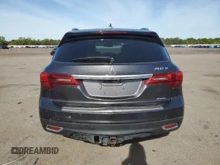 2014 Acura MDX Advance with VIN 5FRYD4H84EB047743, listed as a Copart auction lot 56461905 with 130,525 mi miles and Salvage title. Bid and sale history available at DreamBid. Image 6.