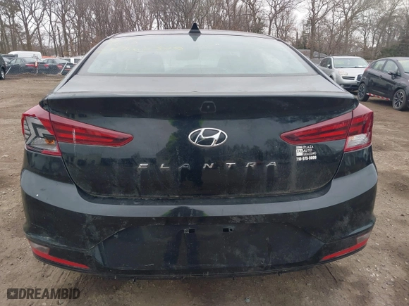 2020 Hyundai Elantra Value Edition with VIN KMHD84LF3LU951867, listed as a IAAI auction lot 41735317 with 999,999 mi miles. Bid and sale history available at carsss.com. Image 15.