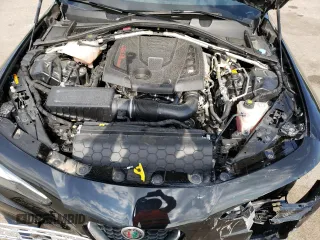 2018 Alfa Romeo Giulia with VIN ZARFAEBNXJ7576920, listed as a Copart auction lot 49524873 with 35,064 mi miles. Bid and sale history available at carsss.com. Image 11.