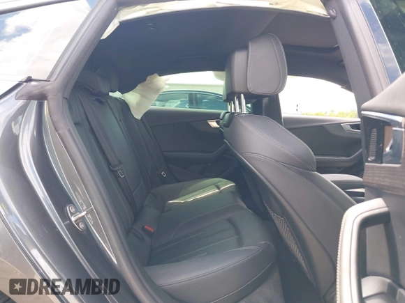 2022 Audi A5 Sportback S line Premium Plus z VIN WAUFACF5XNA009427, wystawiony jako IAAI lot #40203616 z przebiegiem 54 005 mil mil oraz . Historia ofert i sprzedaży dostępna na DreamBid. Obrazek 8.