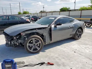 2024 Ford Mustang EcoBoost z VIN 1FA6P8TH3R5138126, wystawiony jako Copart lot #59516915 z przebiegiem 10 860 mil mil oraz Szkoda całkowita • Salvage title. Historia ofert i sprzedaży dostępna na DreamBid. Obrazek 1.