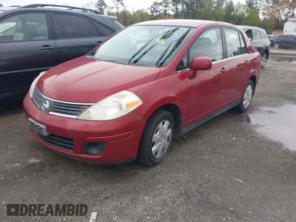 2007 Nissan Versa 1.8 SL with VIN 3N1BC11E47L433191, listed as a IAAI auction lot 41993503 with 247,619 mi miles. Bid and sale history available at carsss.com. Image 2.