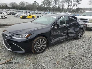 2021 Lexus ES with VIN 58ADZ1B11MU104194, listed as a Copart auction lot 44602115 with 17,609 mi miles and Salvage Title. Bid and sale history available at carsss.com. Image 1.