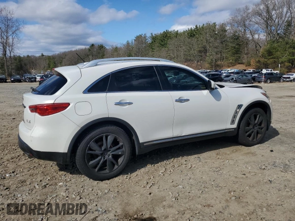 2012 Infiniti FX with VIN JN8AS1MW3CM155291, listed as a Copart auction lot 52883755 with 89,669 mi miles and Clean title. Bid and sale history available at DreamBid. Image 3.
