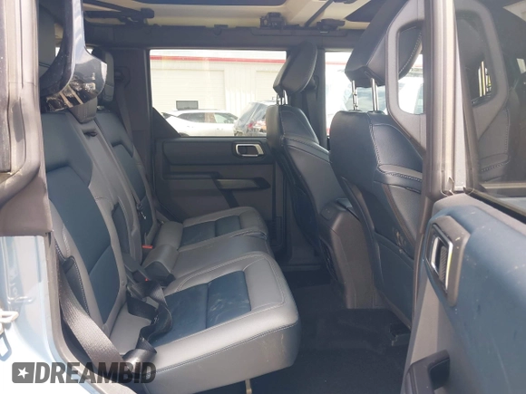 2024 Ford Bronco Outer Banks with VIN 1FMDE8BH5RLA98387, listed as a IAAI auction lot 42496928 with 6,433 mi miles and . Bid and sale history available at DreamBid. Image 8.