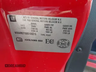 2008 Saturn Astra XE z VIN W08AR671885100219, wystawiony jako IAAI lot #41590614 z przebiegiem 138 083 mil mil oraz . Historia ofert i sprzedaży dostępna na DreamBid. Obrazek 9.