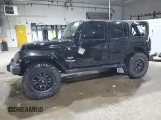 2018 Jeep Wrangler JK Unlimited Sahara with VIN 1C4BJWEG2JL869892, listed as a Copart auction lot 74474184 with 82,098 mi miles and Salvage Title. Bid and sale history available at carsss.com. Image 1.
