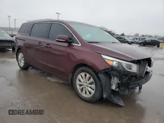 2015 Kia Sedona SX with VIN KNDMC5C13F6050505, listed as a Copart auction lot 42699575 with 119,339 mi miles and Salvage Title. Bid and sale history available at carsss.com. Image 4.