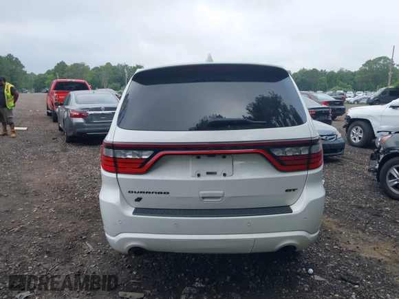 2021 Dodge Durango GT Plus with VIN 1C4RDJDG5MC521437, listed as a IAAI auction lot 42589843 with 53,492 mi miles and . Bid and sale history available at DreamBid. Image 16.