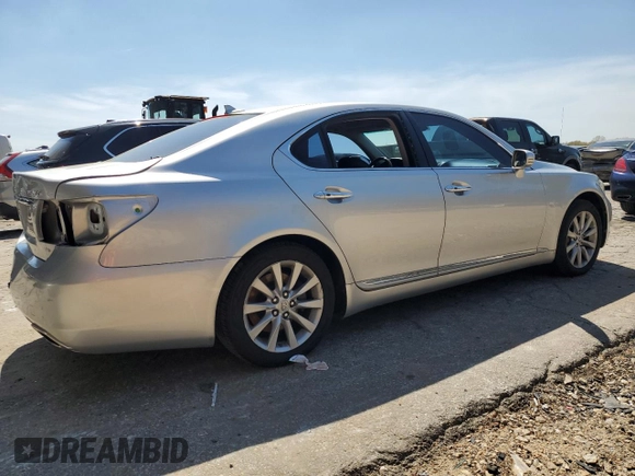 2010 Lexus LS 460 with VIN JTHCL5EF9A5007353, listed as a Copart auction lot 48305195 with 181,416 mi miles and Salvage title. Bid and sale history available at DreamBid. Image 3.