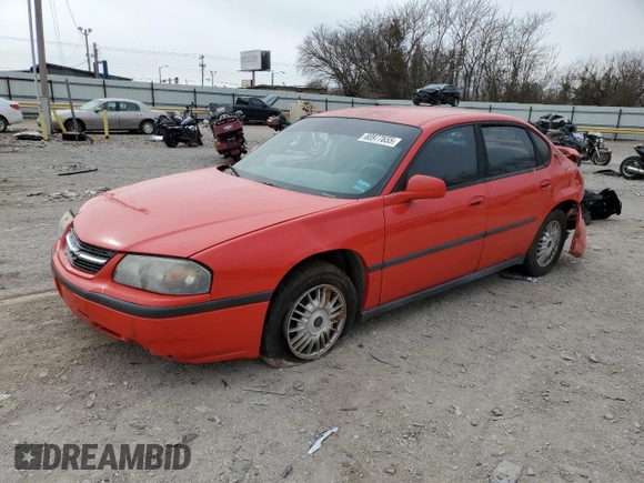 2000 Chevrolet Impala with VIN 2G1WF55K2Y9180897, listed as a Copart auction lot 88977655 with Not provided miles and Salvage title. Bid and sale history available at DreamBid. Image 1.