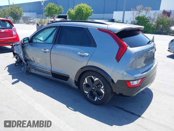 2024 Kia Niro Wind with VIN KNDCR3L13R5082380, listed as a IAAI auction lot 42185502 with 52,673 mi miles and . Bid and sale history available at DreamBid. Image 3.