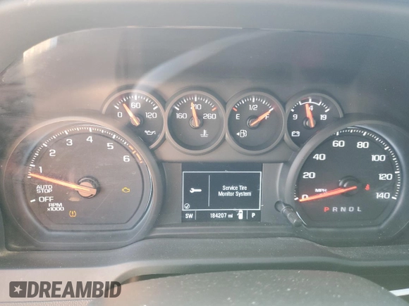 2023 Chevrolet Silverado 1500 Work Truck with VIN 3GCNAAEK0PG365237, listed as a Copart auction lot 53732265 with 184,207 mi miles and Clean Title. Bid and sale history available at DreamBid. Image 9.