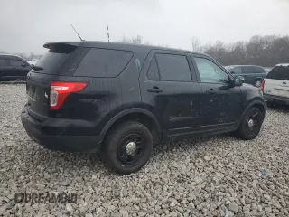 2014 Ford Utility Police Interceptor with VIN 1FM5K8ARXEGA70806, listed as a Copart auction lot 81811304 with 137,051 mi miles and Clean Title. Bid and sale history available at carsss.com. Image 3.