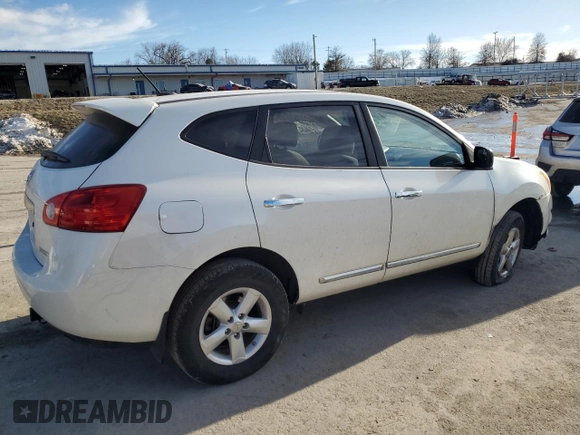 2012 Nissan Rogue S with VIN JN8AS5MT4CW302056, listed as a Copart auction lot 43032895 with 125,281 mi miles and Salvage Title. Bid and sale history available at carsss.com. Image 3.