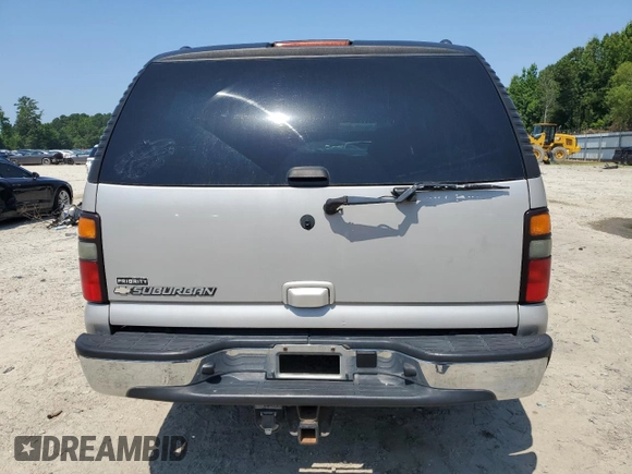 2006 Chevrolet Suburban LS with VIN 1GNFK16Z76J170074, listed as a Copart auction lot 61898635 with 284,436 mi miles and Salvage title. Bid and sale history available at DreamBid. Image 6.