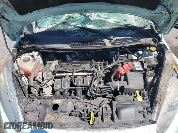 2017 Ford Fiesta Titanium with VIN 3FADP4CJ2HM119725, listed as a Copart auction lot 50743635 with 125,412 mi miles and Salvage Title. Bid and sale history available at carsss.com. Image 11.