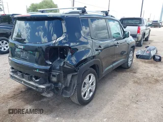 2016 Jeep Renegade Limited with VIN ZACCJADTXGPE09552, listed as a IAAI auction lot 42445660 with 125,004 mi miles and . Bid and sale history available at DreamBid. Image 4.