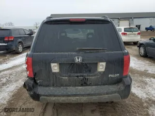 2003 Honda Pilot EX with VIN 2HKYF18583H527654, listed as a Copart auction lot 44791905 with 205,623 mi miles and Clean Title. Bid and sale history available at carsss.com. Image 6.